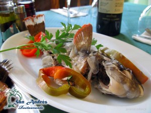 Vieja guisada · Restaurante San Andrés · La Palma · Canarias · Pescado Fresco, Paella de Marisco, Gran Selección de vinos.